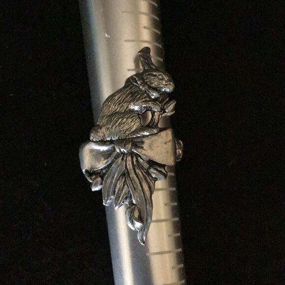 Bunny ring vintage 1990by Metzke Size 9 - Picture 1 of 4